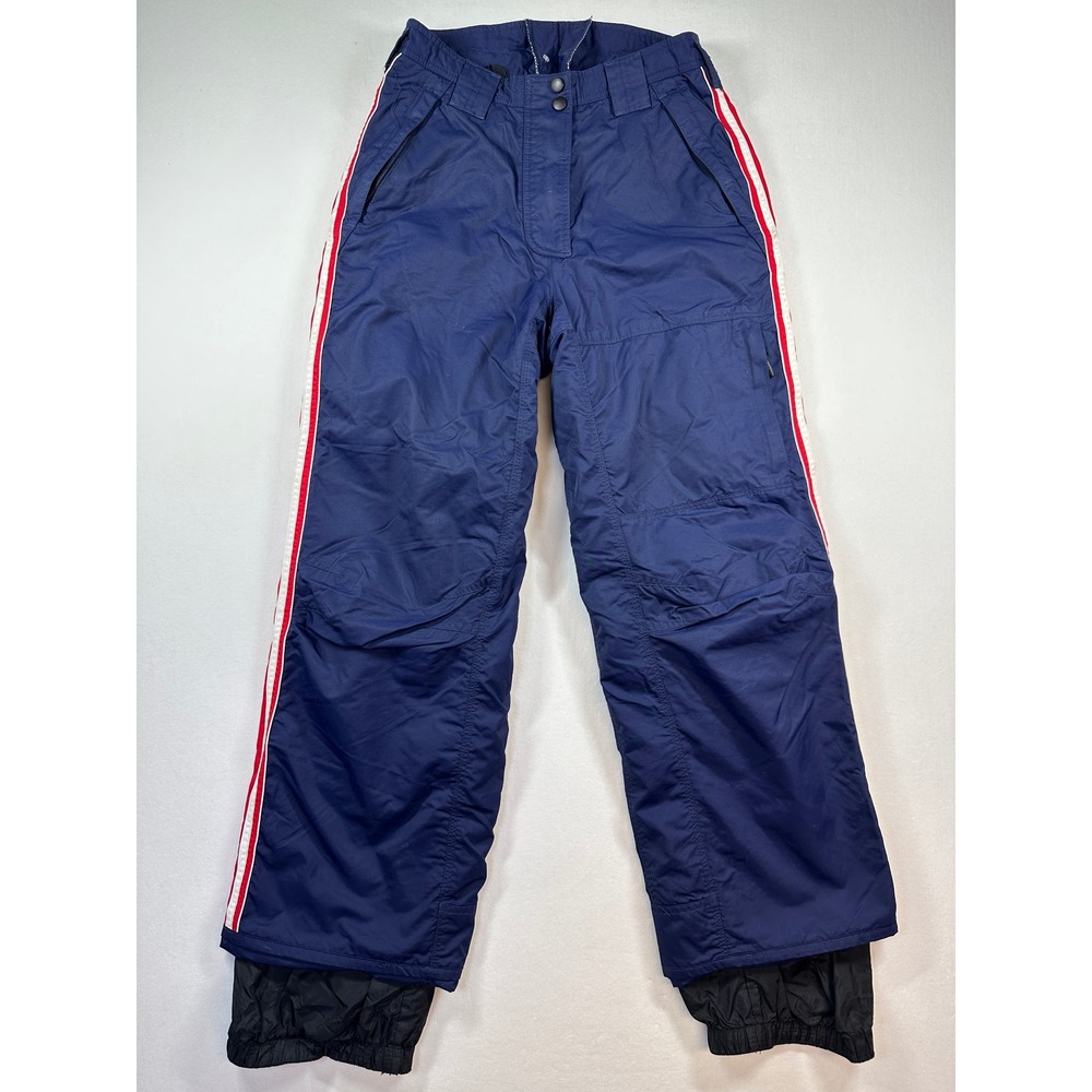 Vtg Obermeyer ATC Retro‎ Ski Pants Sz 8 Red White Blue Racing Stripe EWS Snow